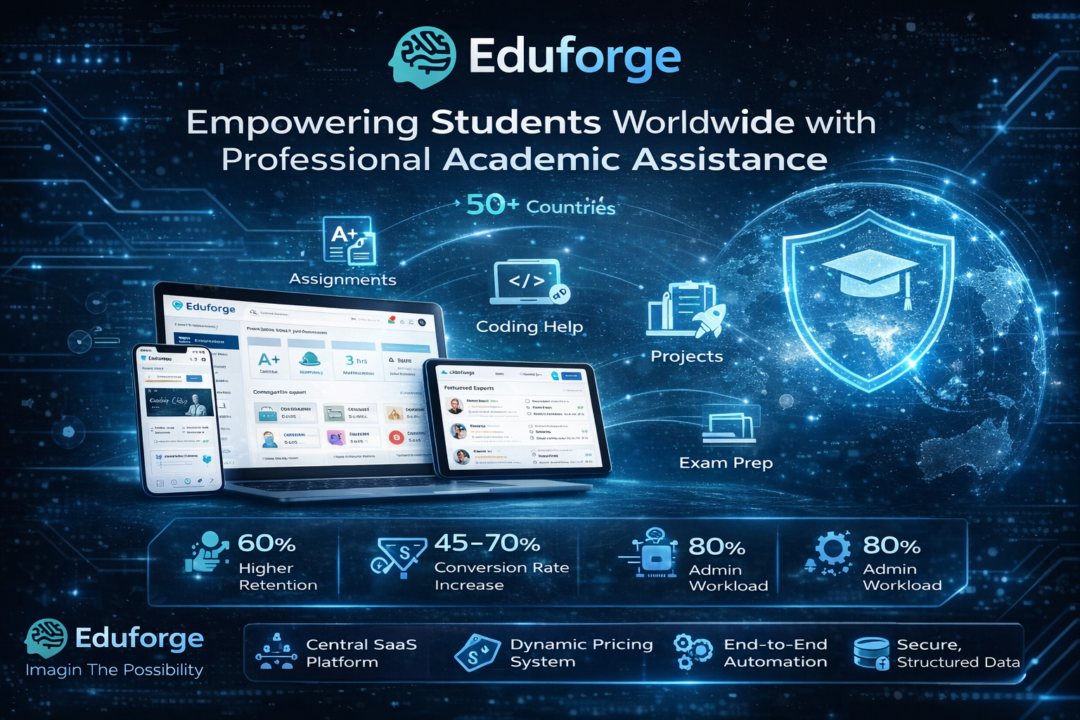 Eduforge-Empowering students worldwide with professional academic assistance